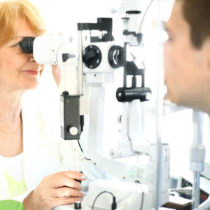 an eye examination