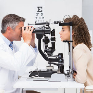 an eye examination